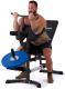 Posilovací lavice bench press TRINFIT Vario LX5 model biceps 2