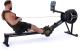 Veslovací trenažér TRINFIT Air Rower Pro veslování s tabletem 2