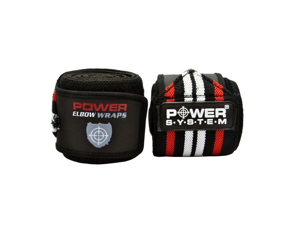 Bandáže omotávací na lokty POWER SYSTEM Elbow Wraps