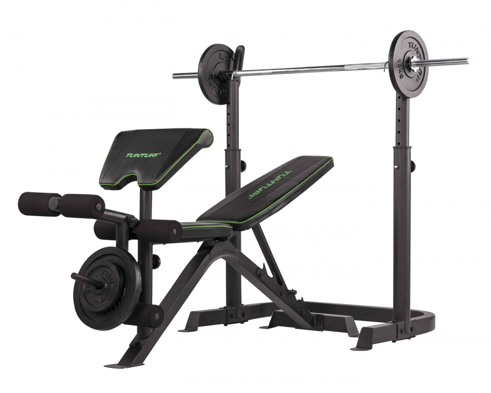 Posilovací lavice bench press TUNTURI WB50 Mid Width Weight Bench