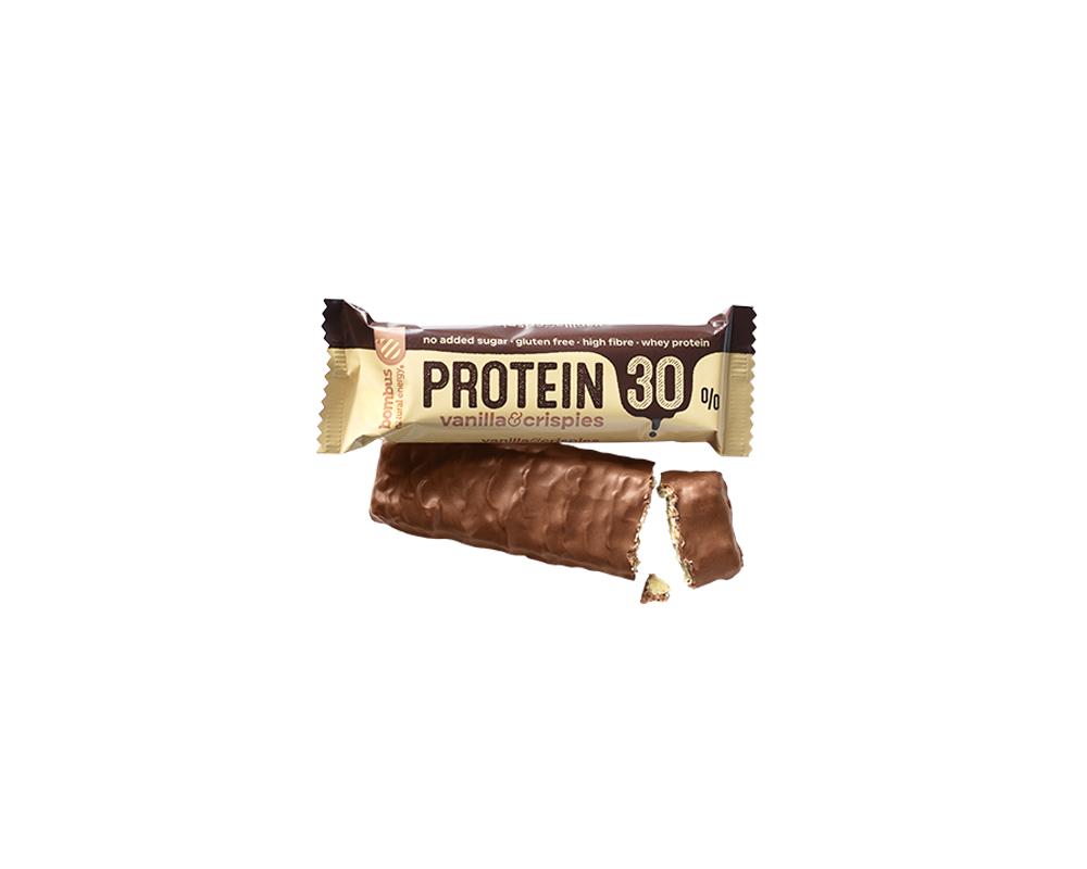 BOMBUS PROTEIN 30% vanilla&crispies 50g