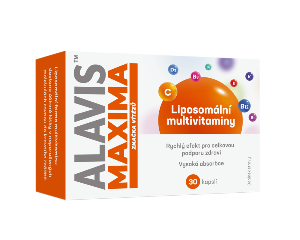 ALAVIS MAXIMA Liposomální multivitaminy 30 kapslí