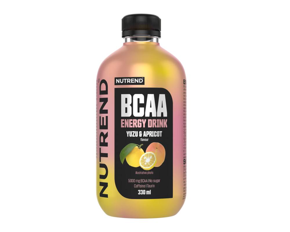 NUTREND BCAA ENERGY DRINK 330 ml yuzu+meruňka