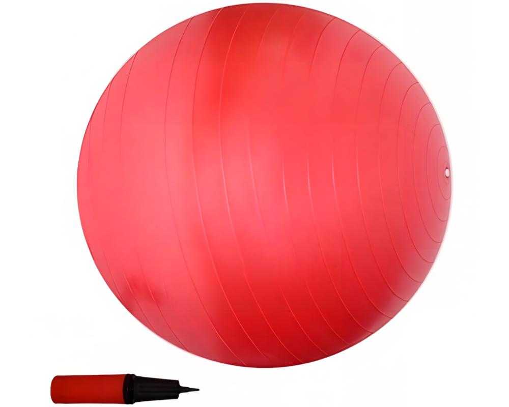 Gymball 65 cm + hustilka červený