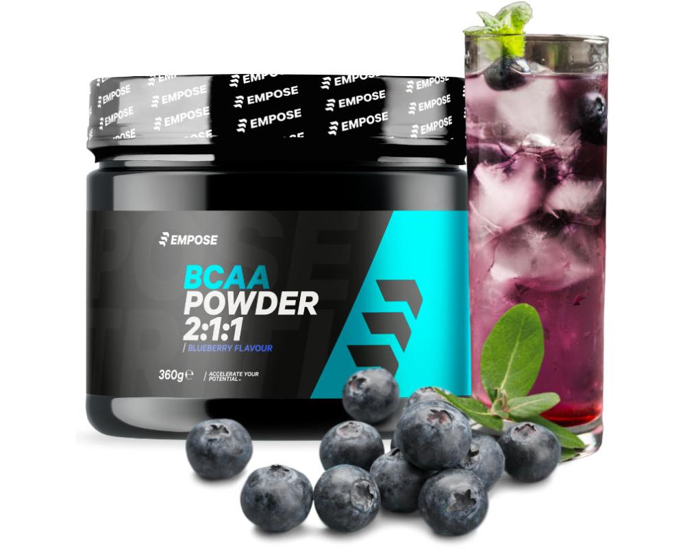 EMPOSE BCAA Powder 360 g Borůvka