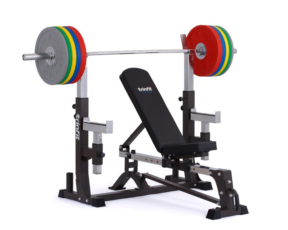 Posilovací lavice bench press TRINFIT F7 Pro s osou