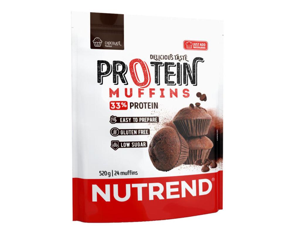 NUTREND Protein MUFFINS 520 g čokoláda