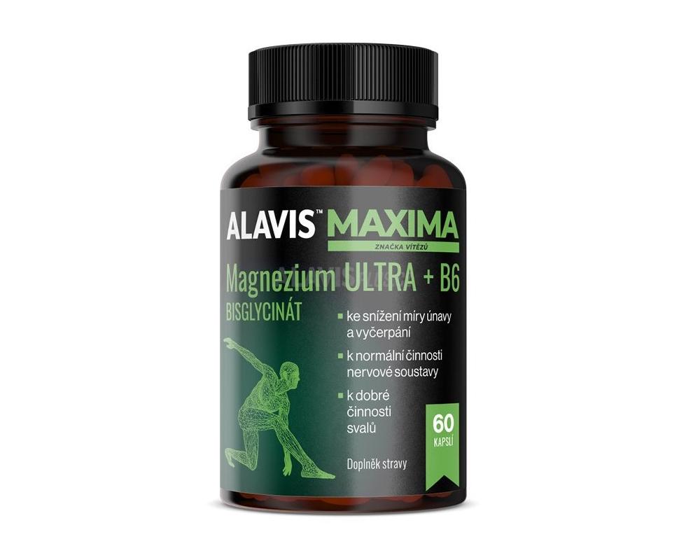 ALAVIS MAXIMA Magnezium ULTRA + B6 60 kapslí