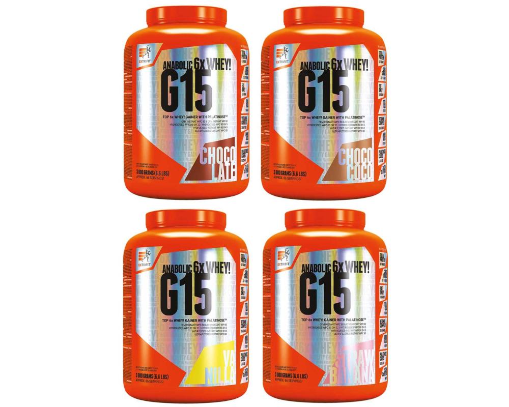 EXTRIFIT G 15 Gainer 3000 g úvodní