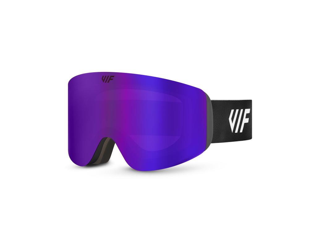 Lyžařské a snowboardové brýle VIF SKI & SNB Black x Purple