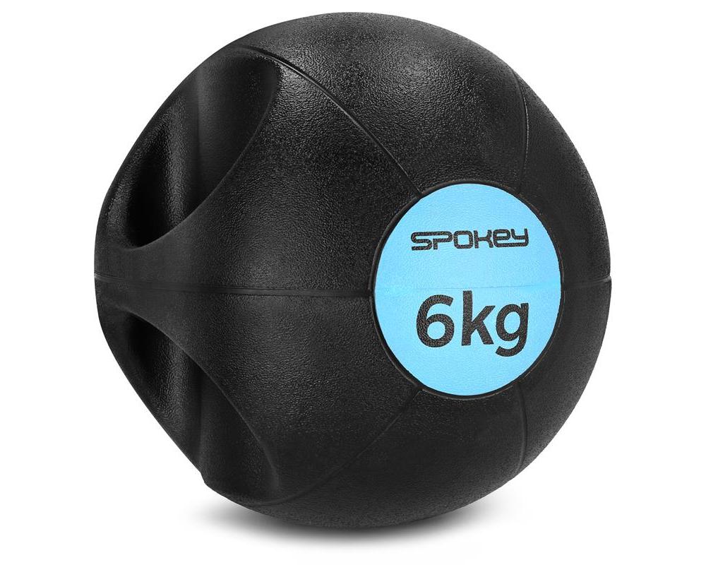 Spokey GRIPI Medicinbal s úchyty, 6 kg