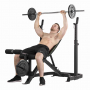 Posilovací lavice bench press Tunturi WB50 Mid Width Weight Bench cvik 1g