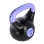 Plastový kettlebell HMS KPC 4 kg fialový