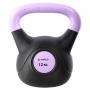 Plastový kettlebell HMS KPC 12 kg sv. fialový