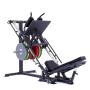 Posilovací stroj na činky TRINFIT Leg press + Hack squat D5 Pro s kotouči