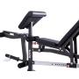 Posilovací lavice bench press TRINFIT Vario LX5 nastavení bicepsu