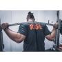 Olympijská osa STRENGTHSYSTEM Bow bar model ze zadu