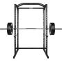 Stojan na činku VIRTUFIT PR100 Power Rack čelně s činkou