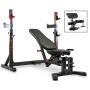 Posilovací lavice bench press BH FITNESS Olympic rack G510 komplet s bicepsem