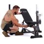 Posilovací lavice bench press TRINFIT F7 Pro nastavení opěrky