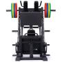 Posilovací stroj na činky TRINFIT Leg press + Hack squat D7 Pro se závažím 2