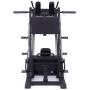 Posilovací stroj na činky TRINFIT Leg press + Hack squat D7 Pro čelně