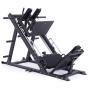 Posilovací stroj na činky TRINFIT Leg press + Hack squat D7 Pro z boku 2