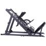 Posilovací stroj na činky TRINFIT Leg press + Hack squat D7 Pro spodní poloha