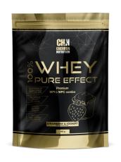 CHEVRON NUTRITION - 100 % Whey Protein 900 g - Jahodová s kousky jahod - Doprodej